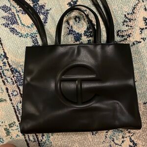 Black Telfar Medium Shopping Bag